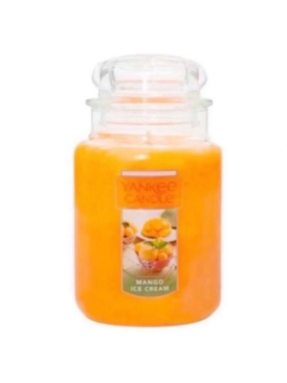 New Yankee Candle Mango Ice Cream Candle